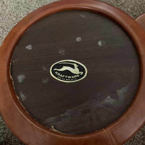 Vintage Midcentury Kraftware Insulated Ice Bucket. Lid and Handle. EUC - Picture 8 of 9